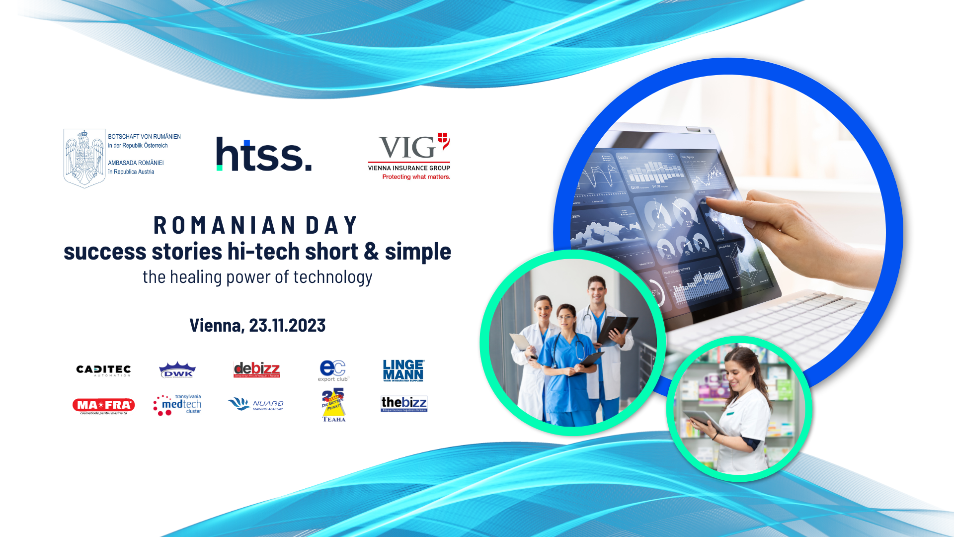 Harnessing the Healing Power of Technology: exploring hi-tech short & simple success stories at the Romanian Day in Vienna.